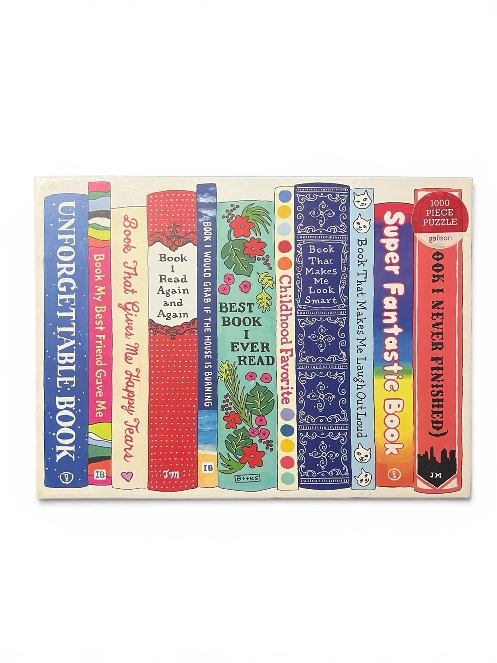 Galison Ideal Bookshelf 100 Piece Puzzle